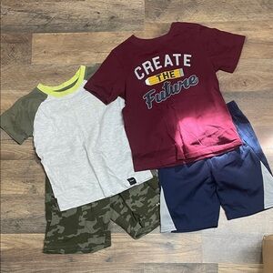 New Mix Kids Matching Sets - Red, Gray, Green, Blue